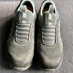 Keen Gray Athletic Slip-On Shoes with Cushioned Midsole